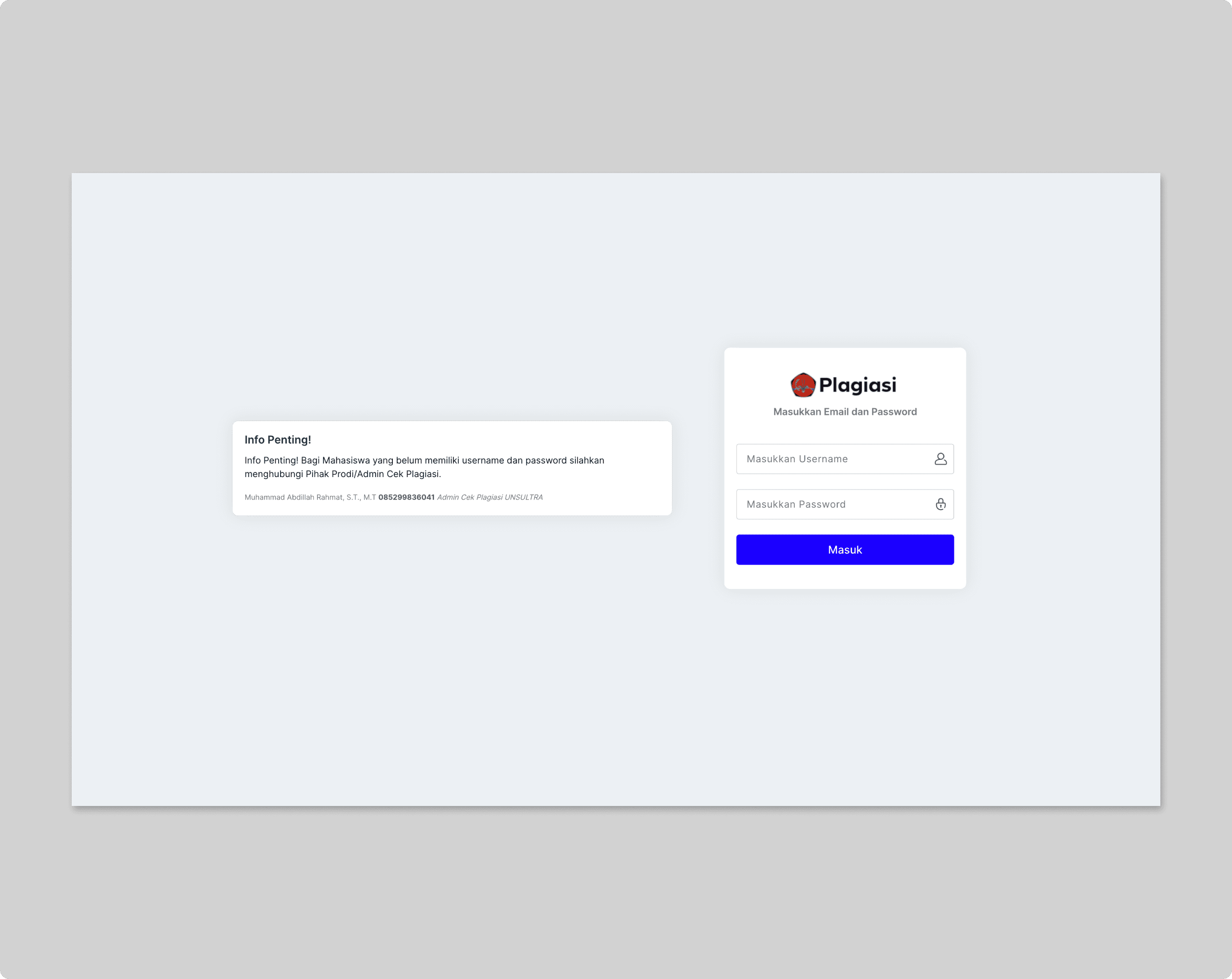 CEK PLAGIASI UNSULTRA